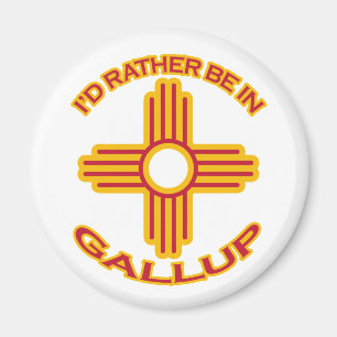 Ich wäre eher in Gallup. Magnet