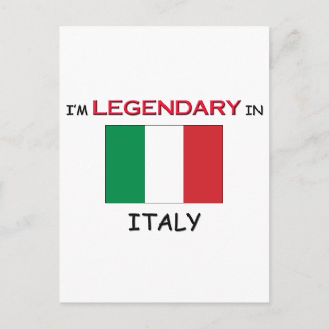 Ich wäre eher in ITALIEN Postkarte (Vorderseite)