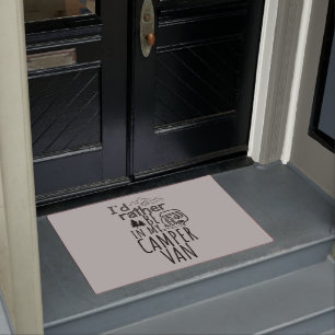 Ich wäre eher in meinem Camper Van Door Mat Fußmatte