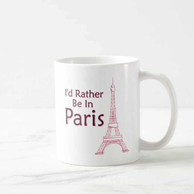 Ich wäre eher in Paris. Kaffeetasse (Rechts)