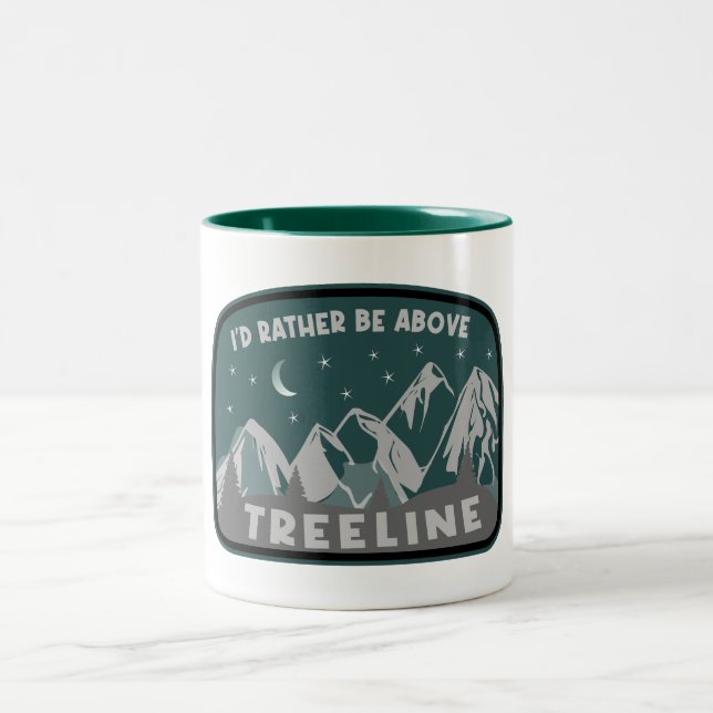 Ich wäre eher über Treeline Zweifarbige Tasse (Mittel)
