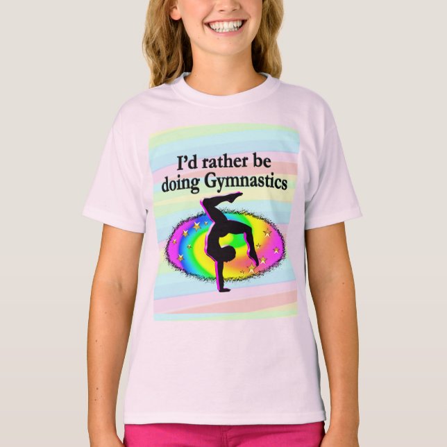 ICH WÄRE EIN GYMNAST. T-Shirt (Vorderseite)