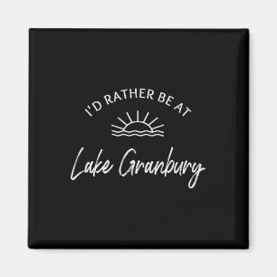 Ich wäre lieber am Lake Granbury Boote fahrend bei Magnet