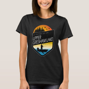 Ich wäre lieber auf dem Obergrimmgräsham Lake Wisc T-Shirt