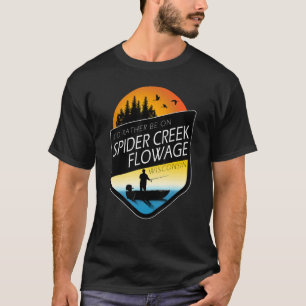 Ich wäre lieber auf Spider Creek Flowage Wisconsin T-Shirt