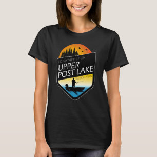 Ich wäre lieber auf Upper Post Lake Wisconsin beim T-Shirt