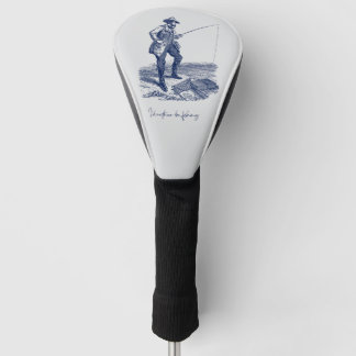 Ich wäre lieber beim Angeln Driver Golf Club Cover Headcover
