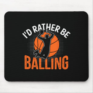 Ich wäre lieber ein lustiger Sketch-Spieler-Zitat Mousepad