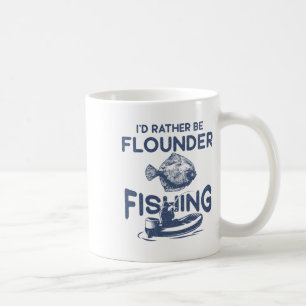 Ich wäre lieber - Fischer Angler Flunder Angeln Kaffeetasse