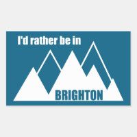 Ich wäre lieber in Brighton Utah Mountain