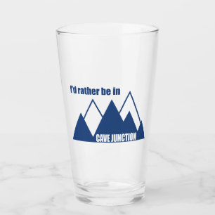 Ich wäre lieber in Cave Junction Oregon Mountain Glas