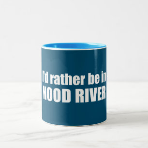 Ich wäre lieber in Hood River Oregon Zweifarbige Tasse