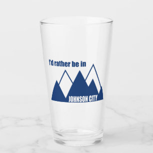 Ich wäre lieber in Johnson City Tennessee Mountain Glas