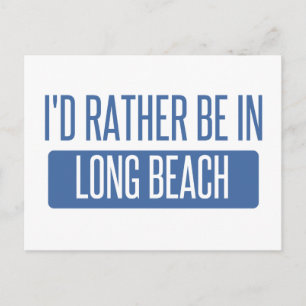 Ich wäre lieber in Long Beach NY Postkarte