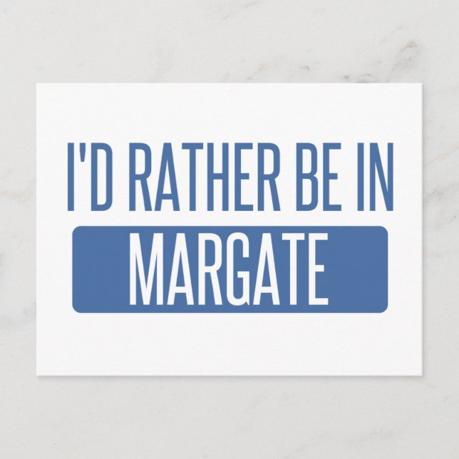 Ich wäre lieber in Margate Postkarte (Vorderseite)