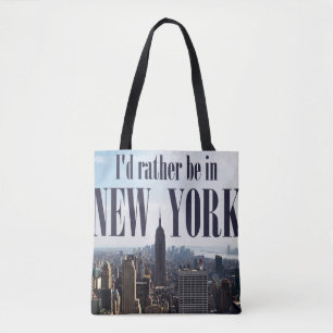 "Ich wäre lieber in New York"-Taschen