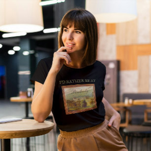 Ich wäre lieber in Pemberly Jane Austen Vintage T-Shirt