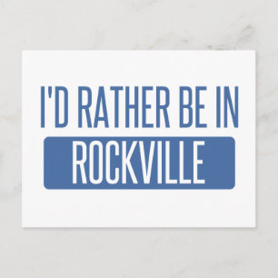 Ich wäre lieber in Rockville Postkarte