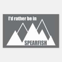 Ich wäre lieber in Spearfish South Dakota Mountain