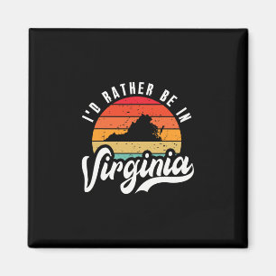 Ich wäre lieber in Virginia Magnet