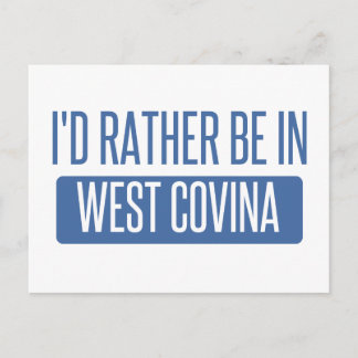 Ich wäre lieber in West Covina Postkarte