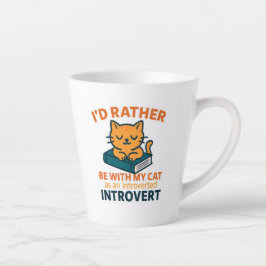 Ich wäre lieber mit meiner Katze Milchtasse