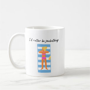 Ich wäre lieber sonnig. kaffeetasse