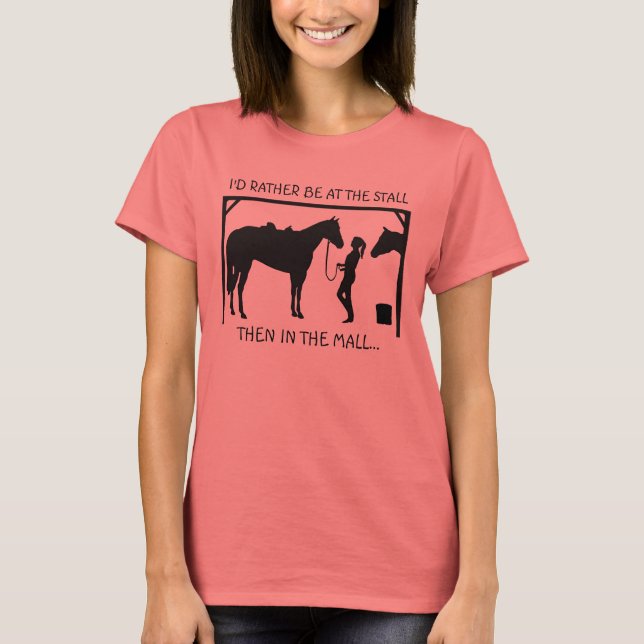 ICH WÄRE STÄNDIG. T-Shirt (Vorderseite)