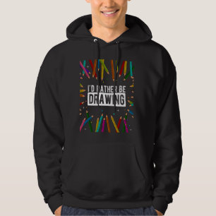 ICH WÄRE STATT, Künstlerin Zeichnen, die Kunst Zei Hoodie