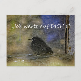 Ich warte auf Dich - Postkarte