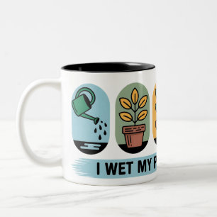 Ich warte meine Pflanze wieder Tasse Funny Garde