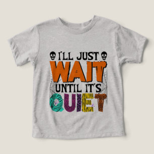 Ich warte nur, bis es ruhig ist - sonniges Hallowe