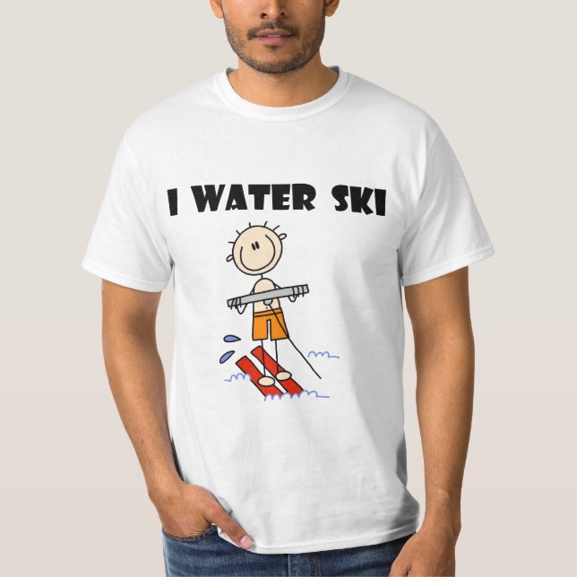 Ich Wasser-Ski-T - Shirts und -geschenke (Vorderseite)