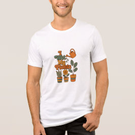 Ich wässere meine Pflanzen – Retro-70er-Streifen Tri-Blend Shirt