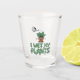 Ich wecke meine Pflanze - Funny Gardens Design Schnapsglas