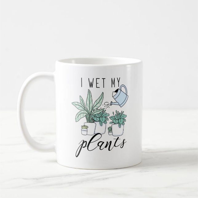 Ich wecke meine Pflanze Kaffeetasse (Links)