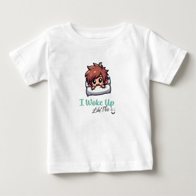 ICH WECKTE SO AUF BABY T-SHIRT (Vorderseite)