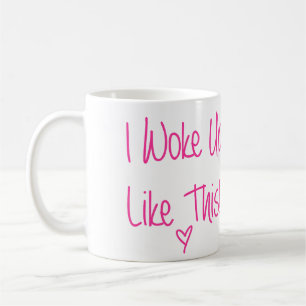 Ich Weckte so auf Kaffeetasse