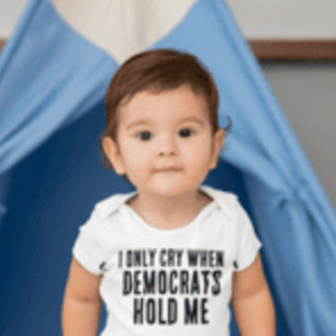Ich weine nur, wenn Demokraten mich lustig finden Baby Strampler
