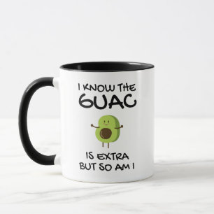 Ich weiß, dass der Guac extra ist, aber bin ich au Tasse