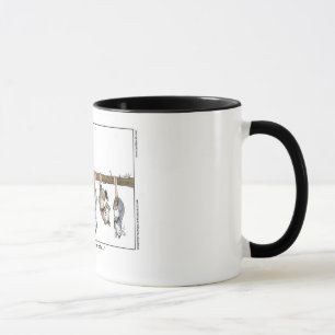 "Ich weiß, dass er mein Kaffee-" Tasse stahl