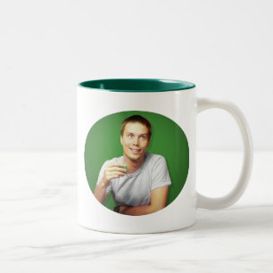 "Ich weiß, dass es ist grün… " Zweifarbige Tasse