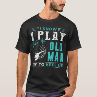 Ich weiß, dass ich Volleyball spiele, wie ein alte T-Shirt