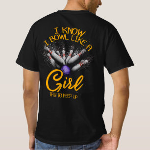 Ich weiß, dass ich wie ein Mädchen koche, versuc T-Shirt