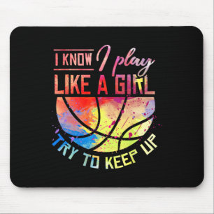 Ich weiß, dass ich wie ein Mädchen spiele Mousepad