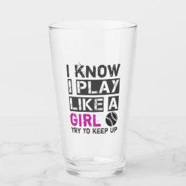 Ich weiß, dass ich wie ein Mädchen spiele und vers Glas