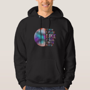 Ich weiß, dass ich wie ein Mädchen spiele und vers Hoodie