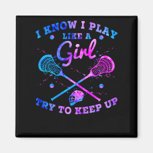 Ich weiß, dass ich wie ein Mädchen spiele, versu Magnet