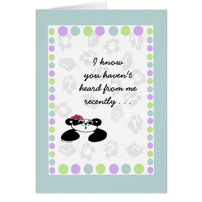 Ich weiß, dass Sie nicht von mir vor kurzem… (Vorne)