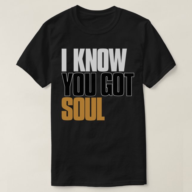 Ich weiß, dass Sie Soul, Eric B und Rakim Quote Es T-Shirt (Design vorne)